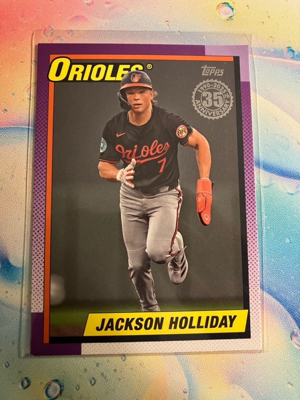 Jackson Holliday Topps Orioles Baseball Card